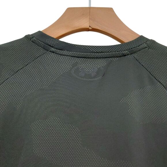 Under Armour Jersey Mens XL Green Camo Short Sleeve Breathable Loose HeatGear - Picture 6 of 11